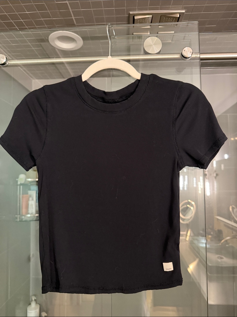 Vuori Navy Blue Short Sleeve Crew Tee